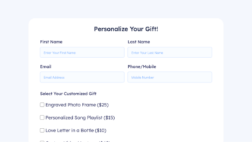 Example Gift Order Form Customized Valentine’s Gift Order Form - Fluent Forms