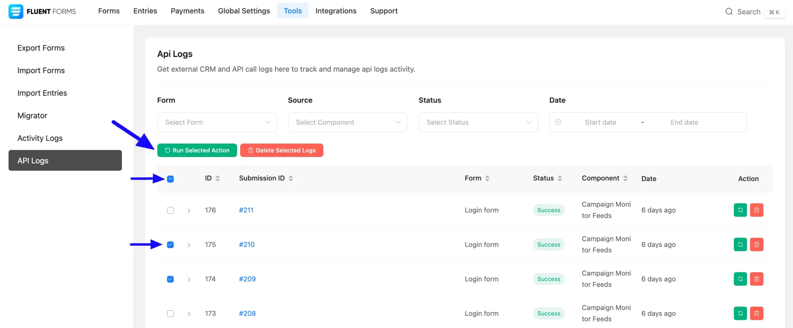 11. Replay action in bulk scaled 50737