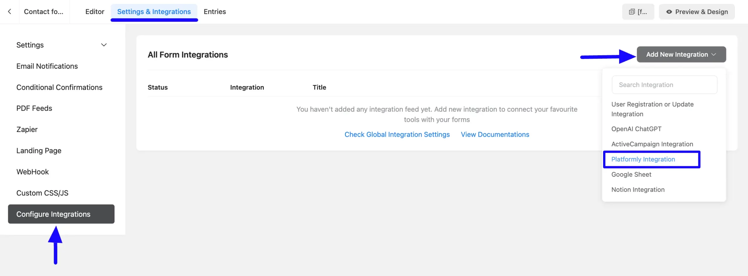 12. Add new integration dropdown scaled 50555