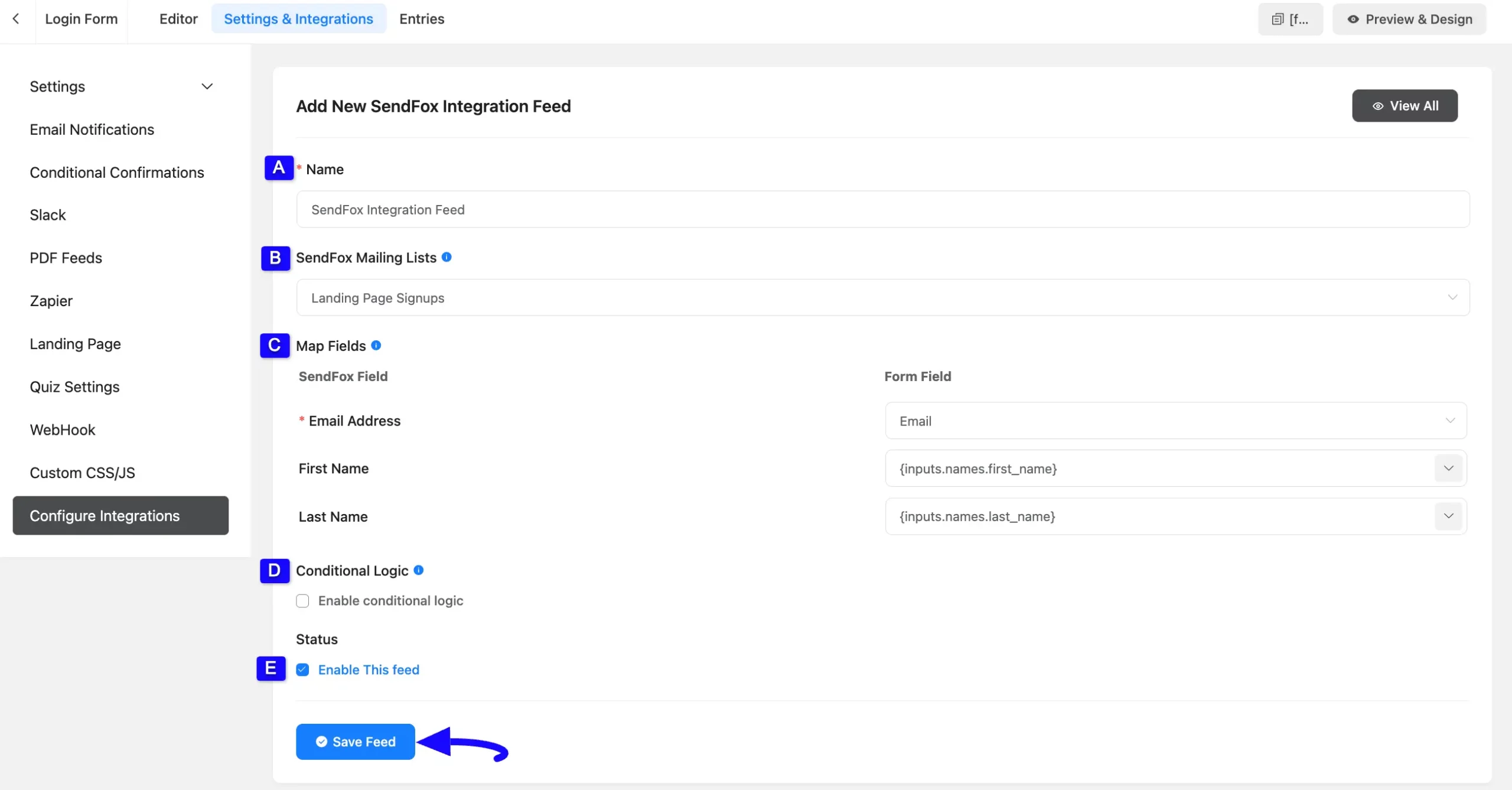 12. Save Feed button scaled 50842