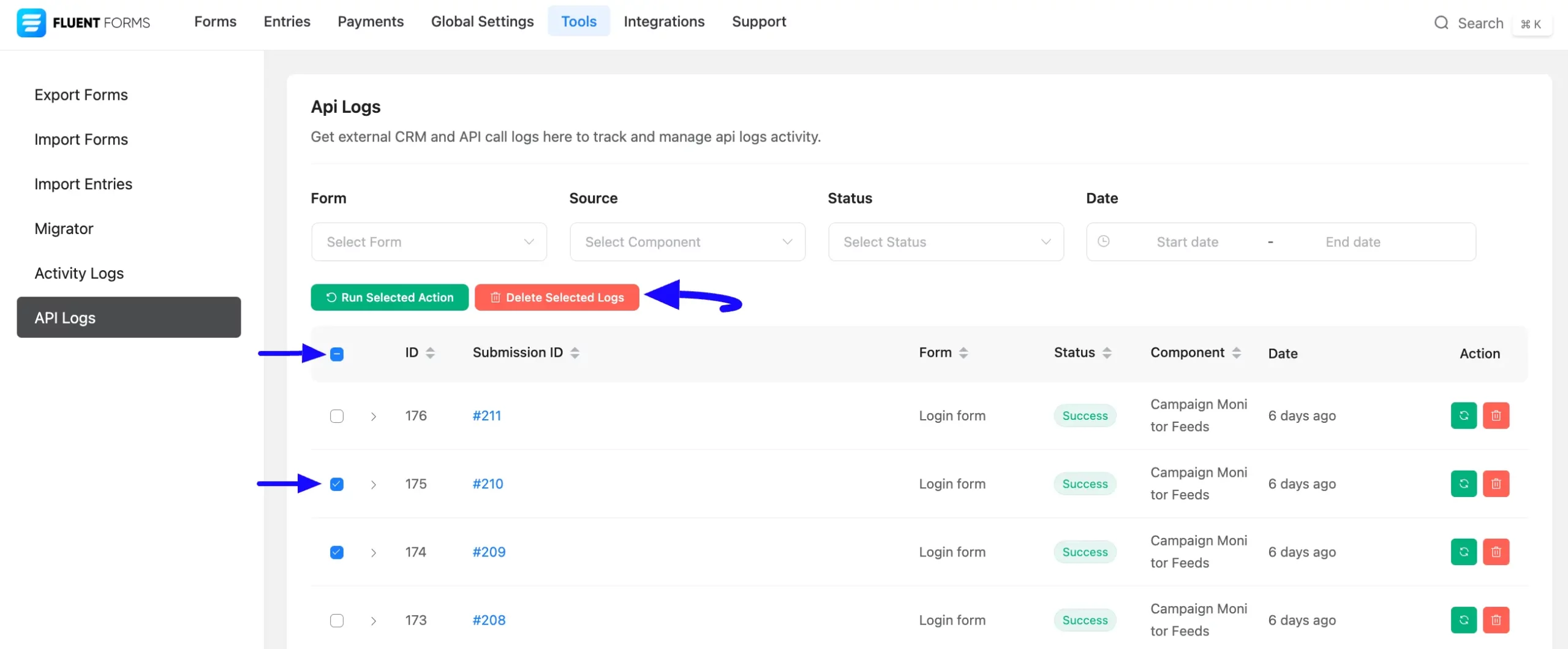13. Delete logs in bulk scaled 50737