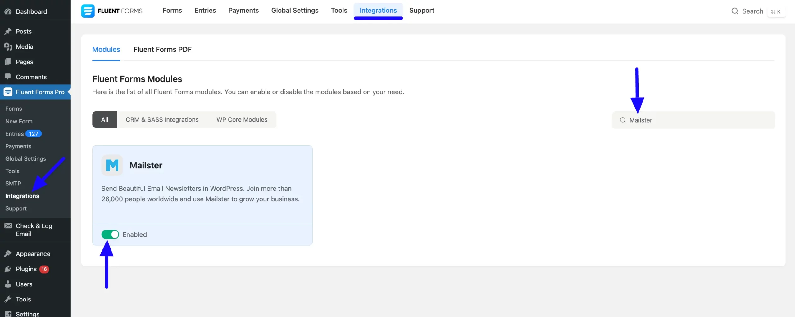 2. Enable Mailster Integration scaled 50841