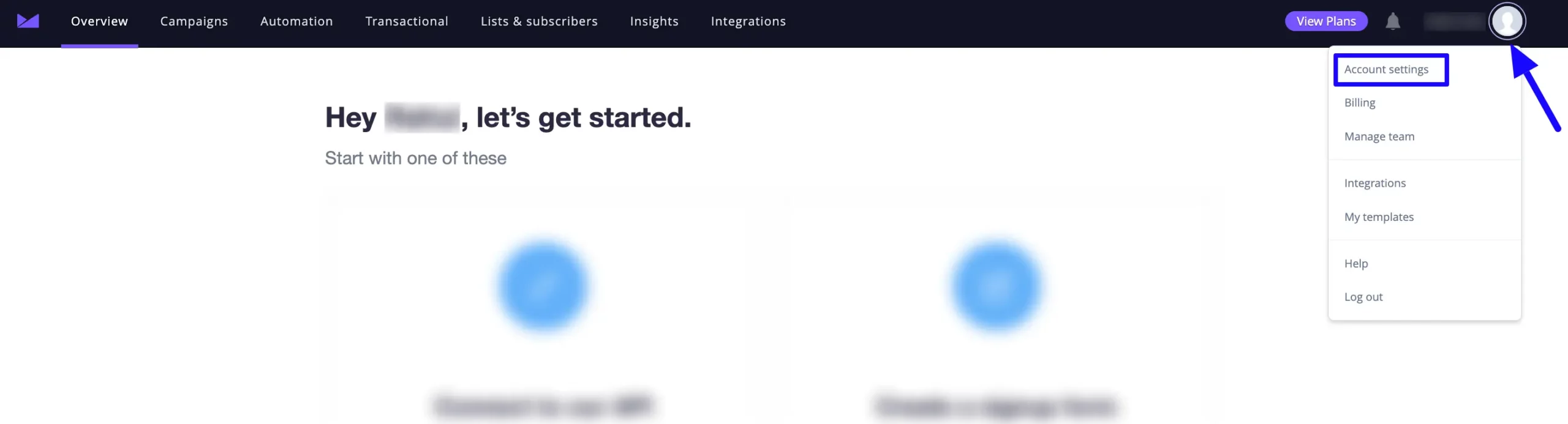 3. Account Settings of Campaign Monitor scaled 50955