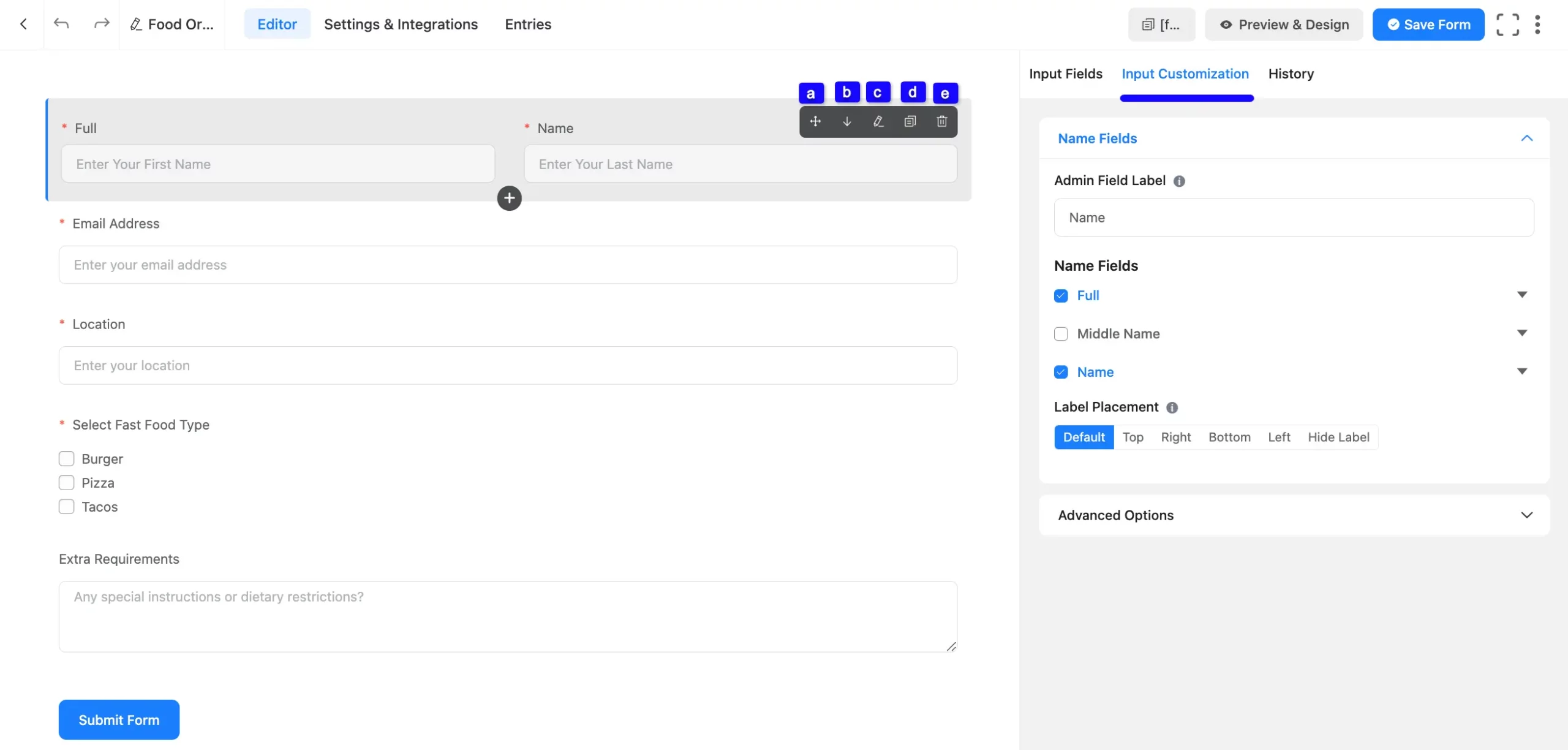 6. Input Customization tab scaled 50554