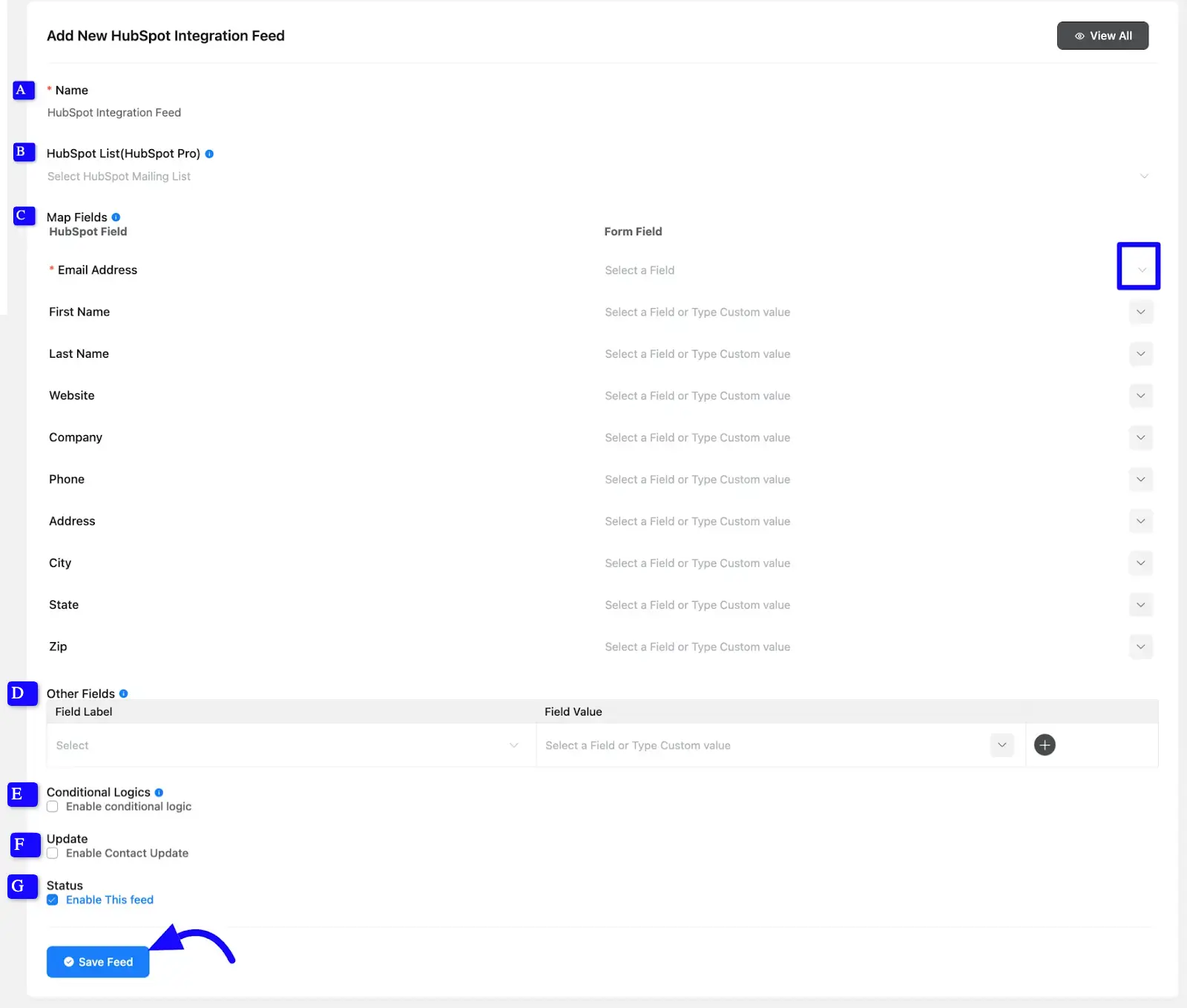 hubspot feed 47517