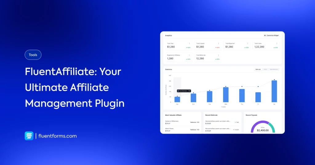 a sneak-peek into FluentAffiliate: the ultimate WordPress affiliate management plugin