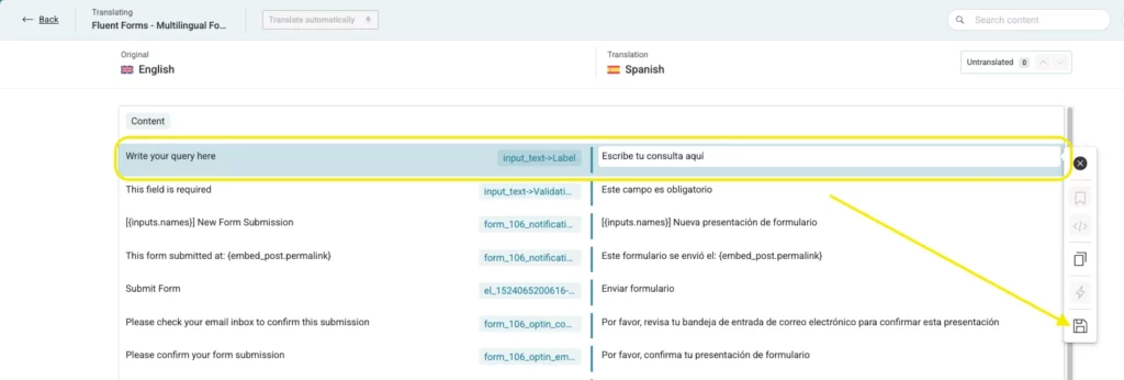 WPML translator