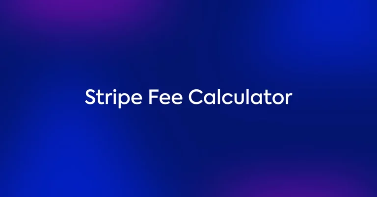 Stripe Fee Calculator thumb image