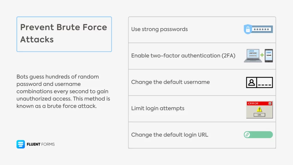 how to prevent brute force attacks