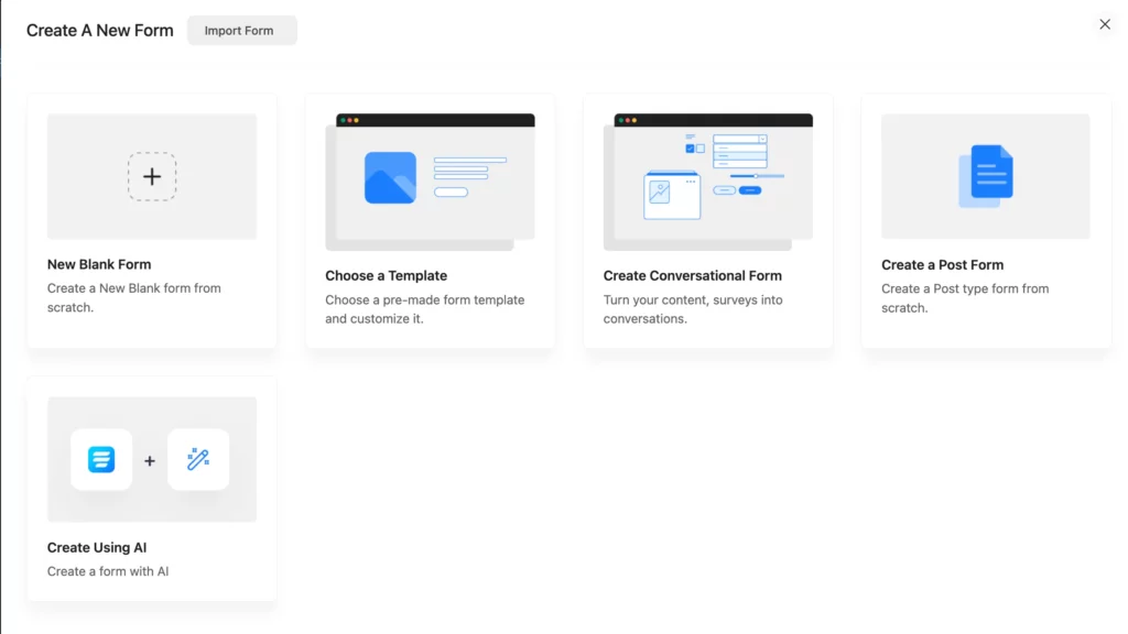 Create a new get in touch forms for WordPress using Fluent Forms - fastest WordPress form builder plugin.