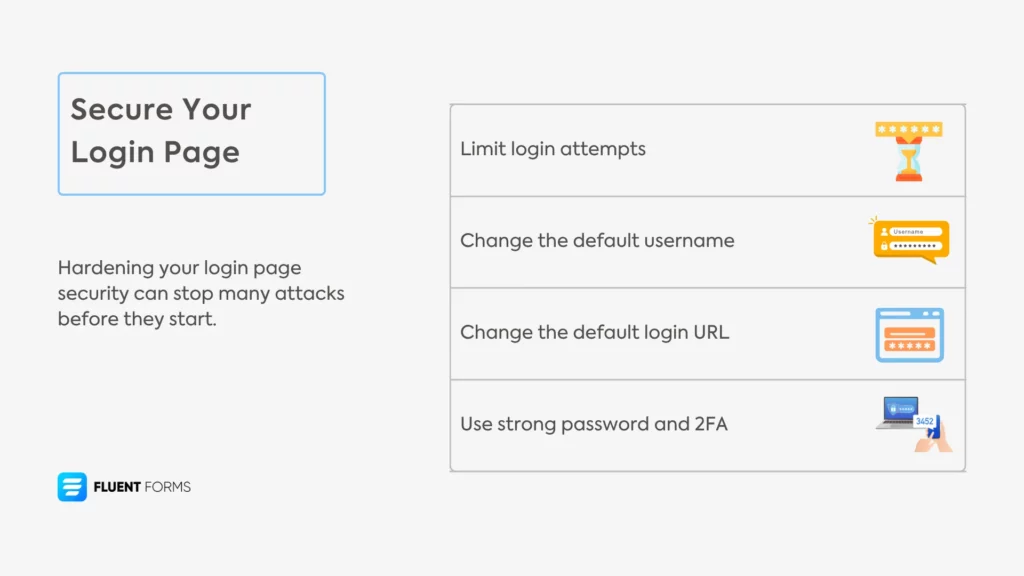 WordPress security best practices: Secure your login page