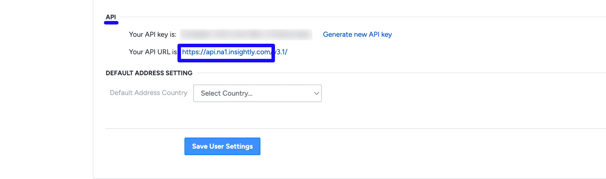 Copy API keyAPI URl 04 56248