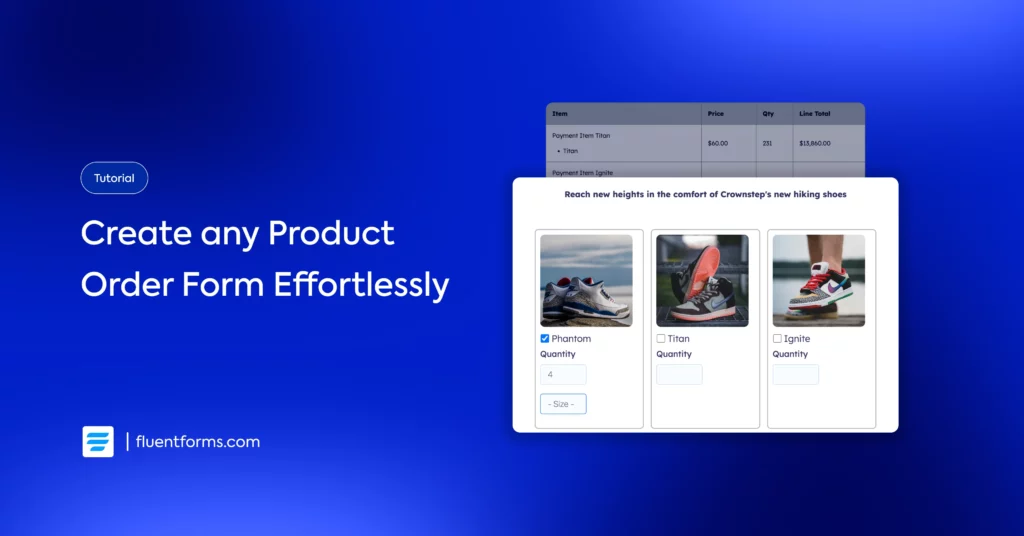 How to Create An Order Form in Only 2 Minutes