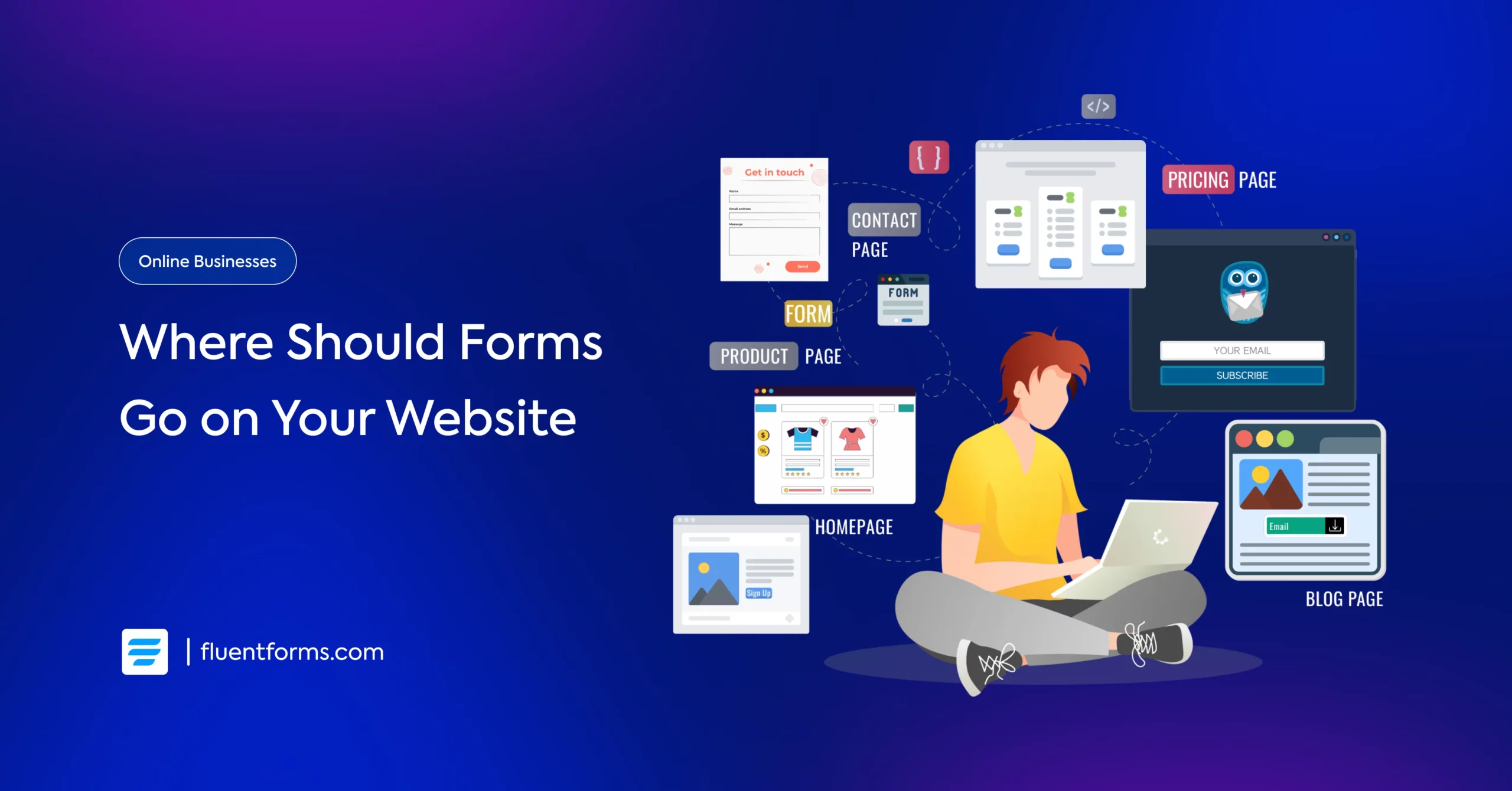 Where to Place Forms on Your Website to Maximize Conversion