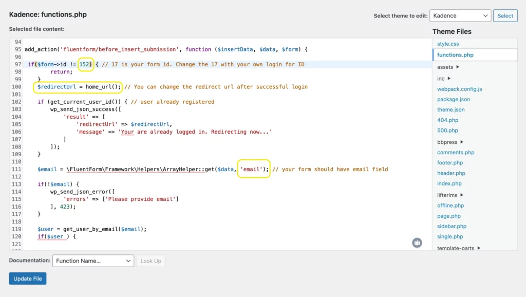 add this code to your theme's functions.php file