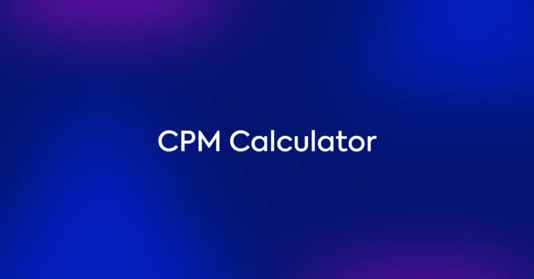CPM Calculator