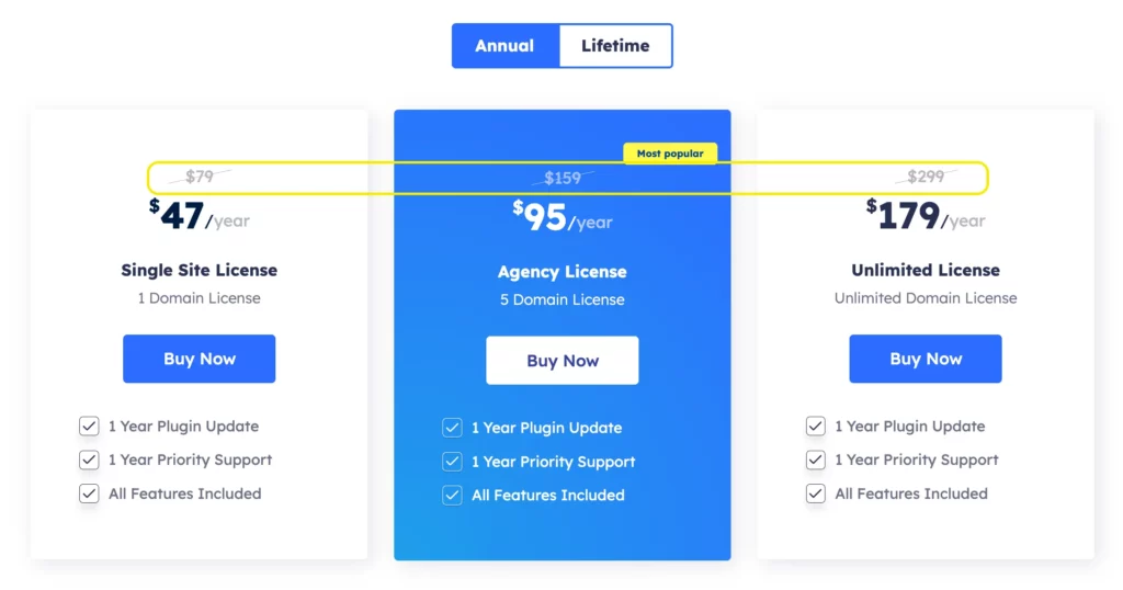 Fluent Forms Pricing