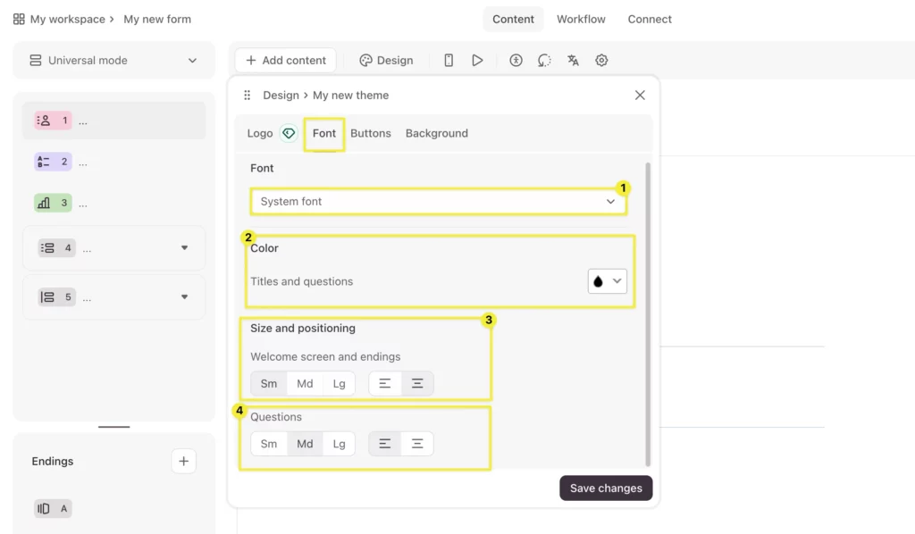 Typeform- font design
