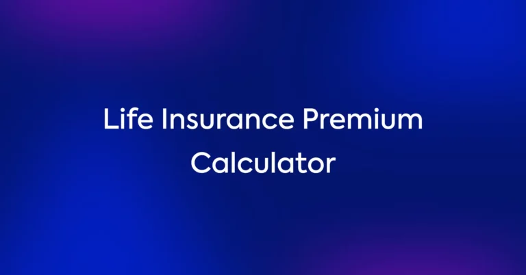 Life Insurance Premium Calculator thumb 46886
