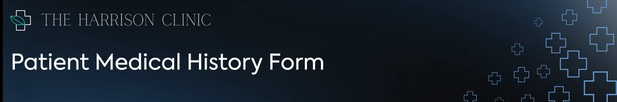 Patient Medical History Form Banner