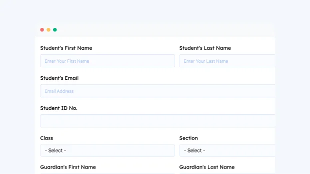 Student Leave Application Form
