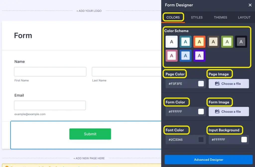 Form Designer Jotform