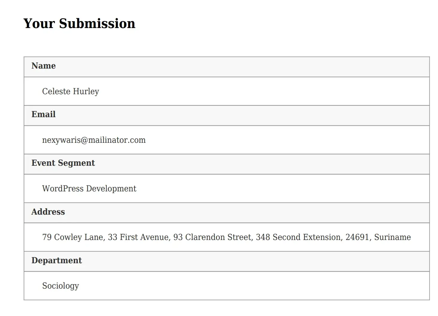 Fluent Forms PDF Generator