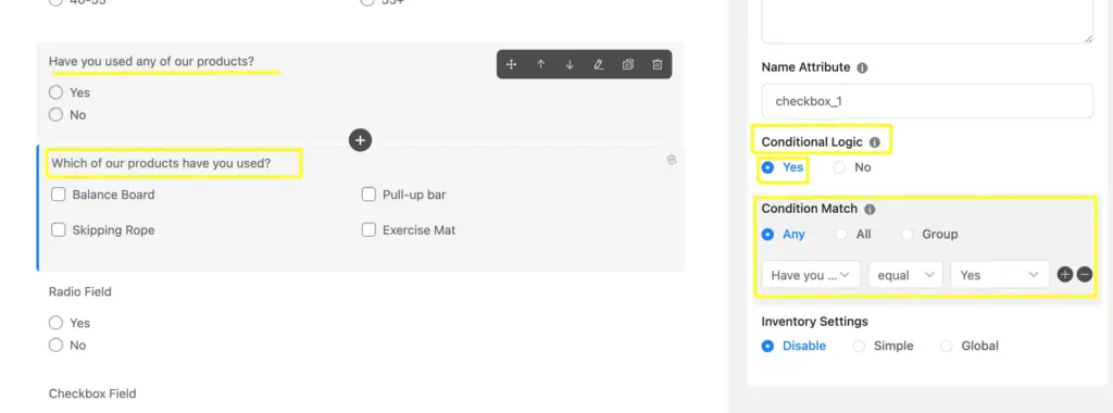 Fluent Forms comes with conditional logic, which is availbale in the free version, making your survey concise.