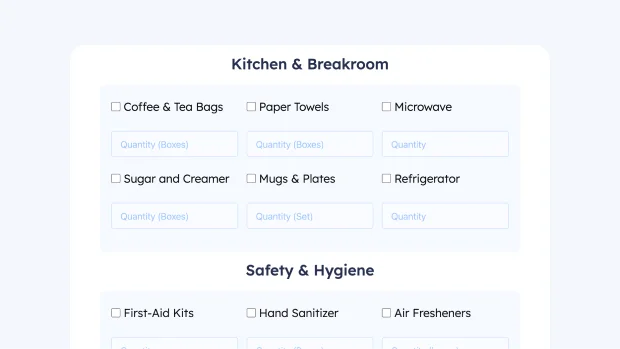 Supply order form thumb