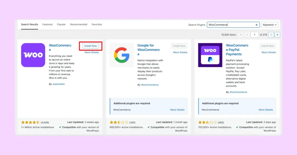 1.Install WooCommerce plugin 60494