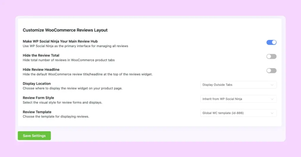 10.WooCommerce settings Customize WooComme4rce reviews Layout 60494