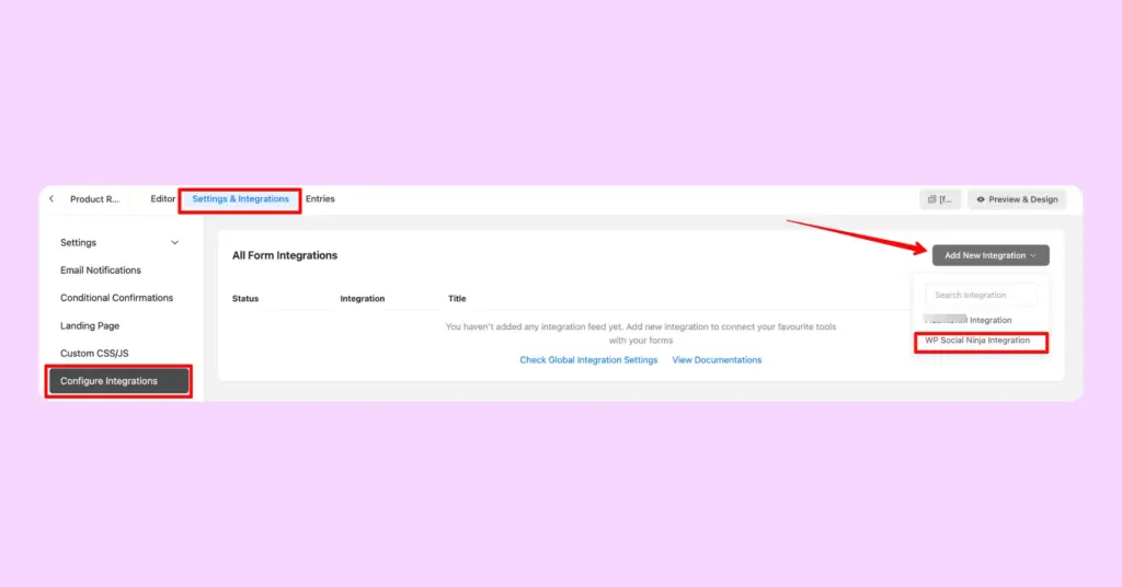 14.Create WP Social Integration Page 60494