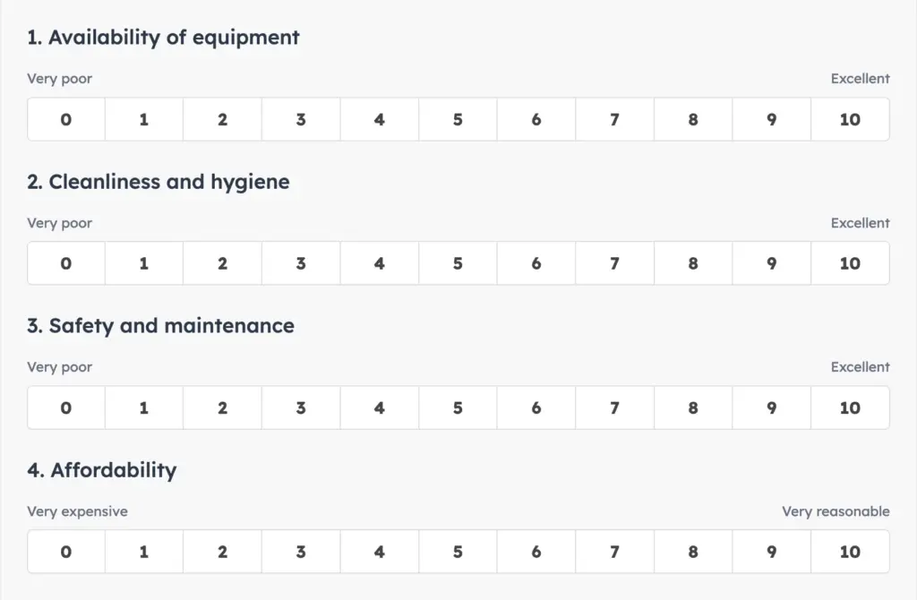 Net Promoter Score Fluent Forms