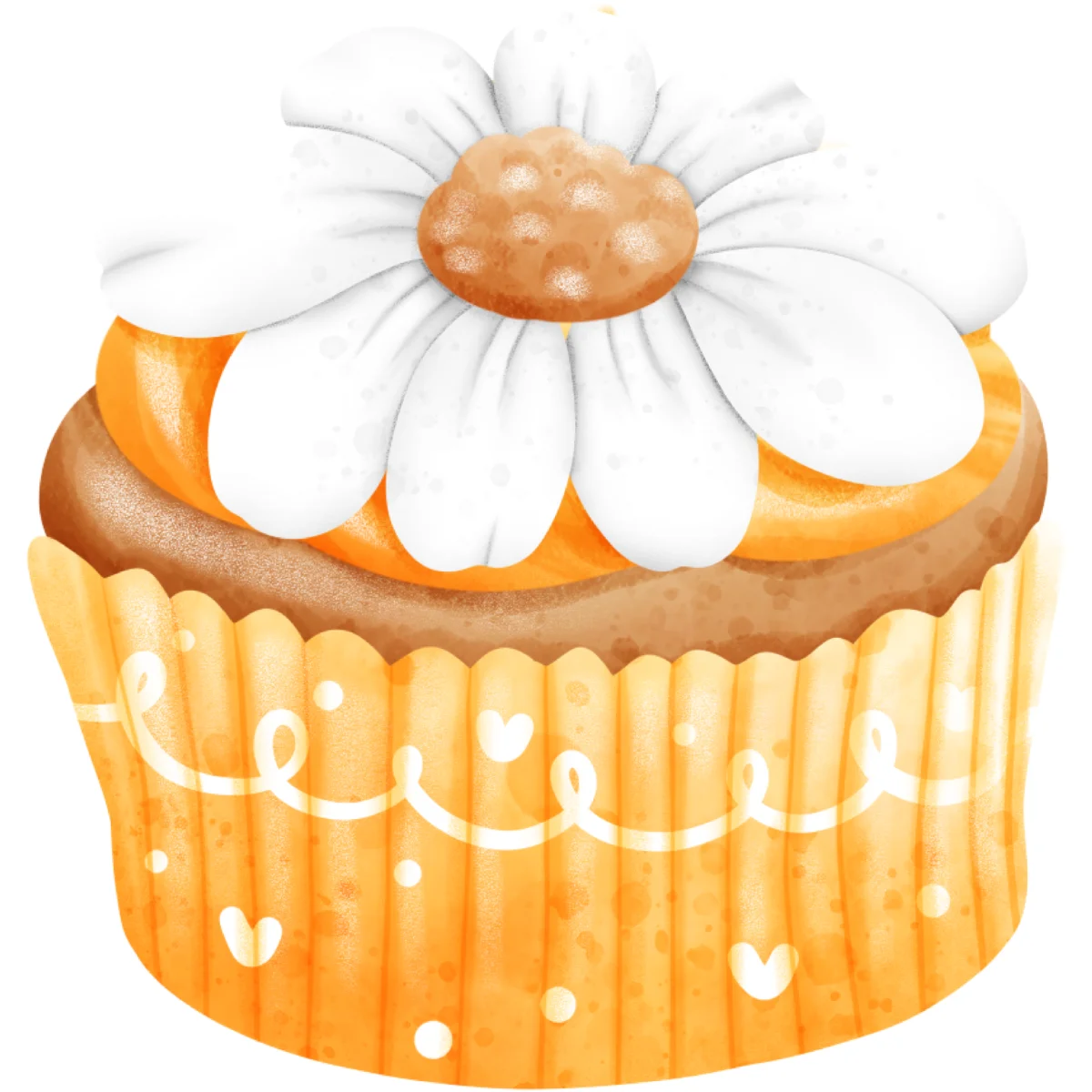 Orange Blossom Daisy Muffin