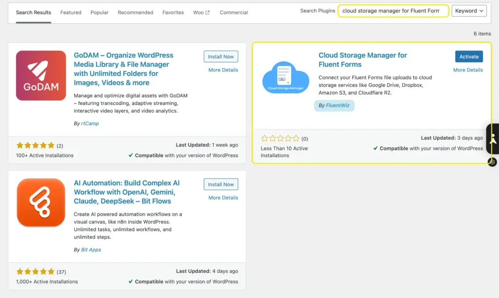 Cloud Storage Manager for Fluent Forms plugin by Fluent Wiz