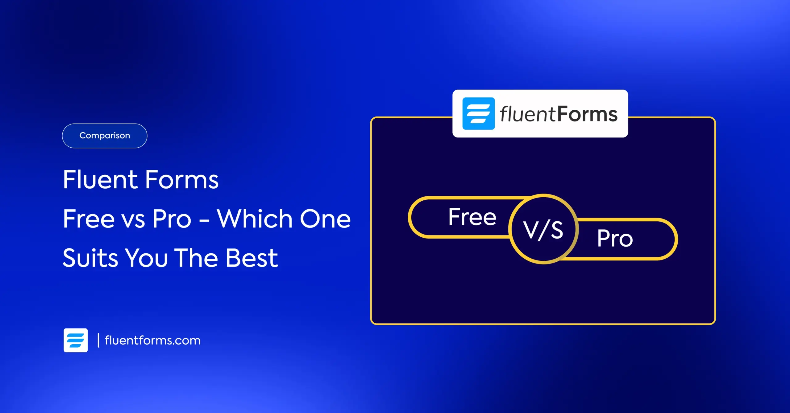 Fluent Forms Free vs Pro