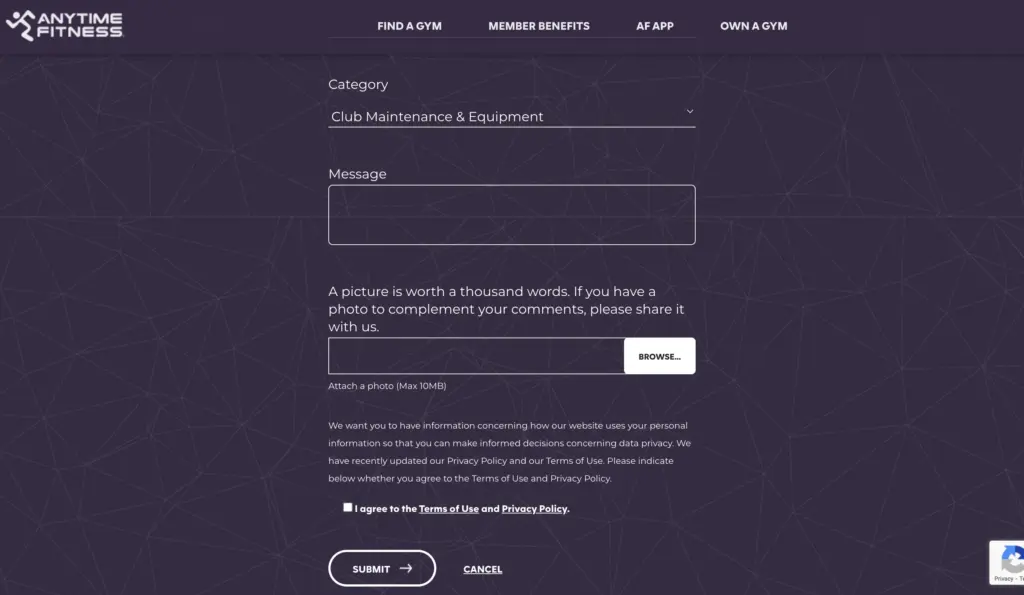 Gym feedback form analysis
