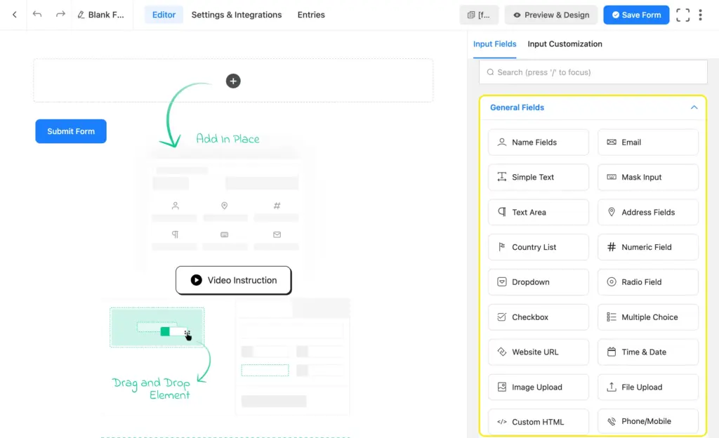 How to create a feedback form in WordPress using Fluent Forms