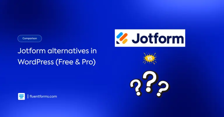 Jotform alternatives in WordPress