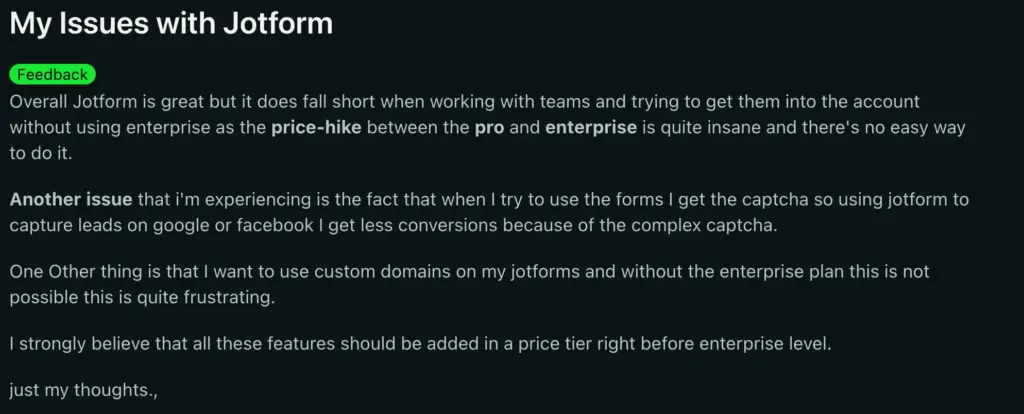 Jotform issue reddit 61033