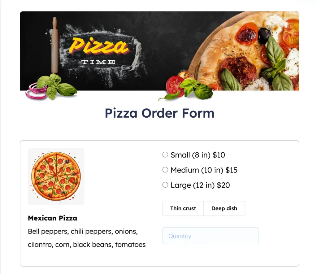 Pizza Order Form Fluent Forms 26 at 15.52.@2x 1 61983