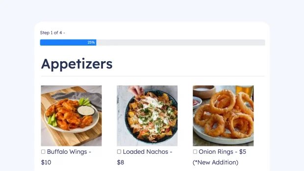 Restaurant Order Form Template