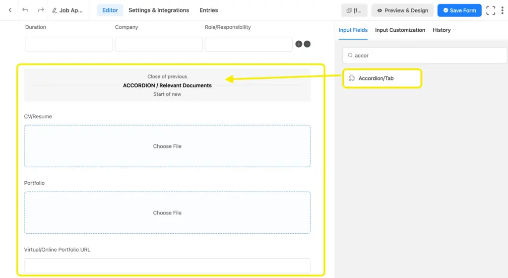 accordiontab field 61983