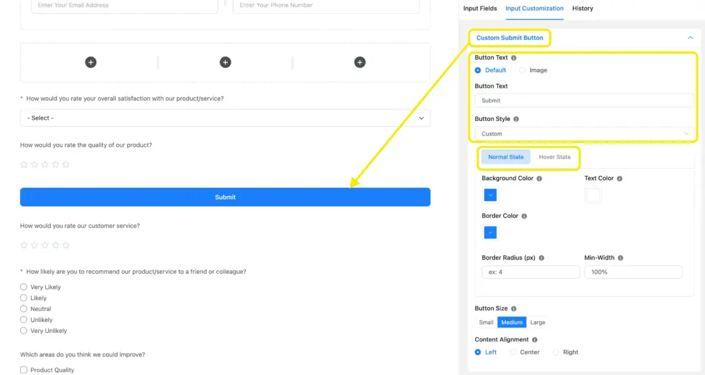 custom submit button 61983