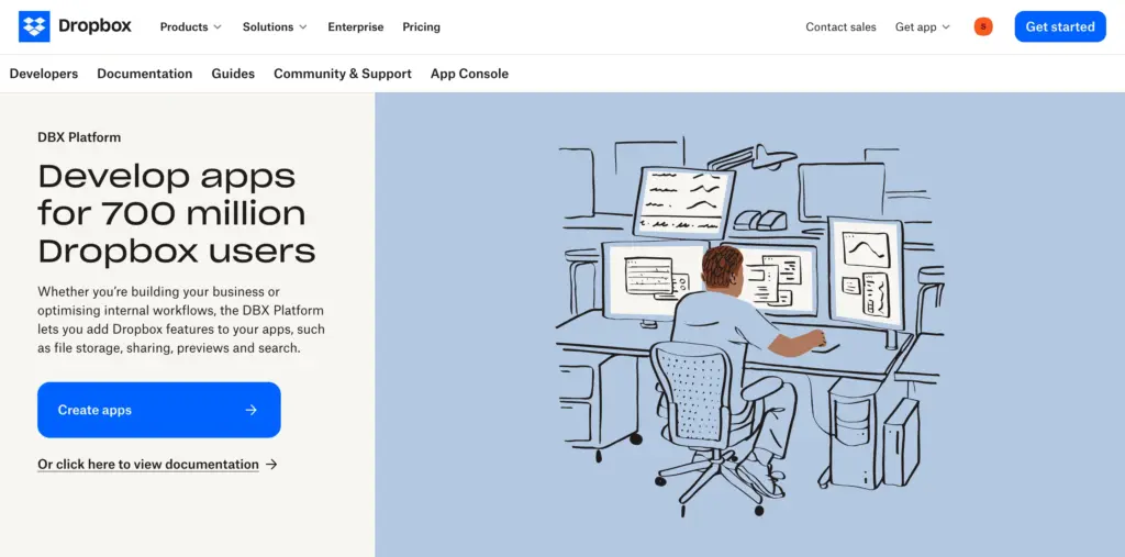 go to your Dropbox Account developer section