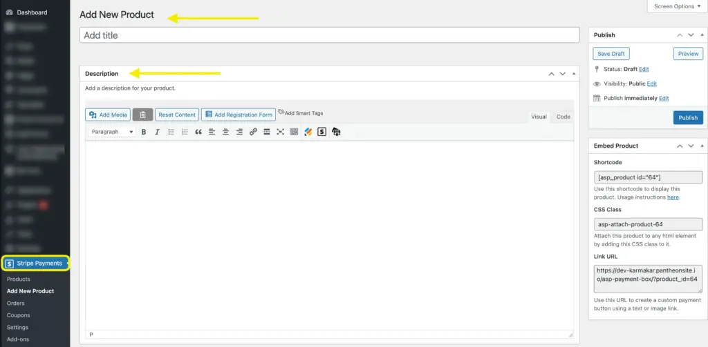 Accept Stripe payments - WordPress Payment Plugin