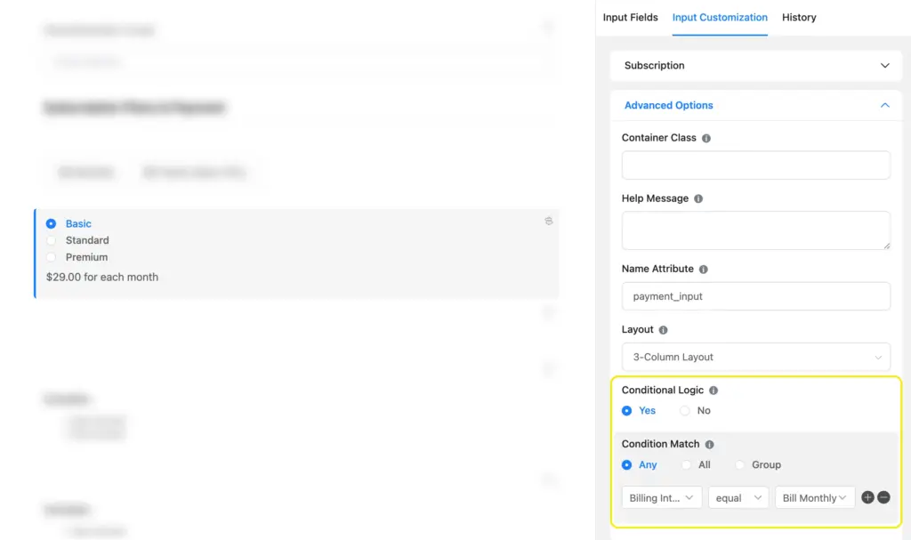  Fluent Forms conditional logic
