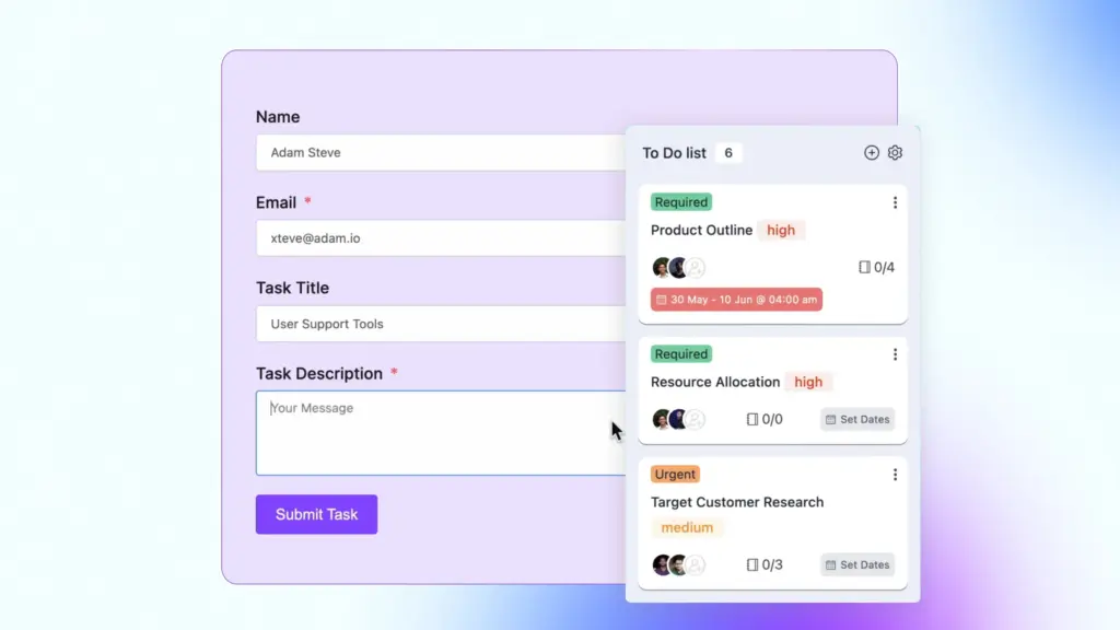 Fluent Forms integration with FluentBoards