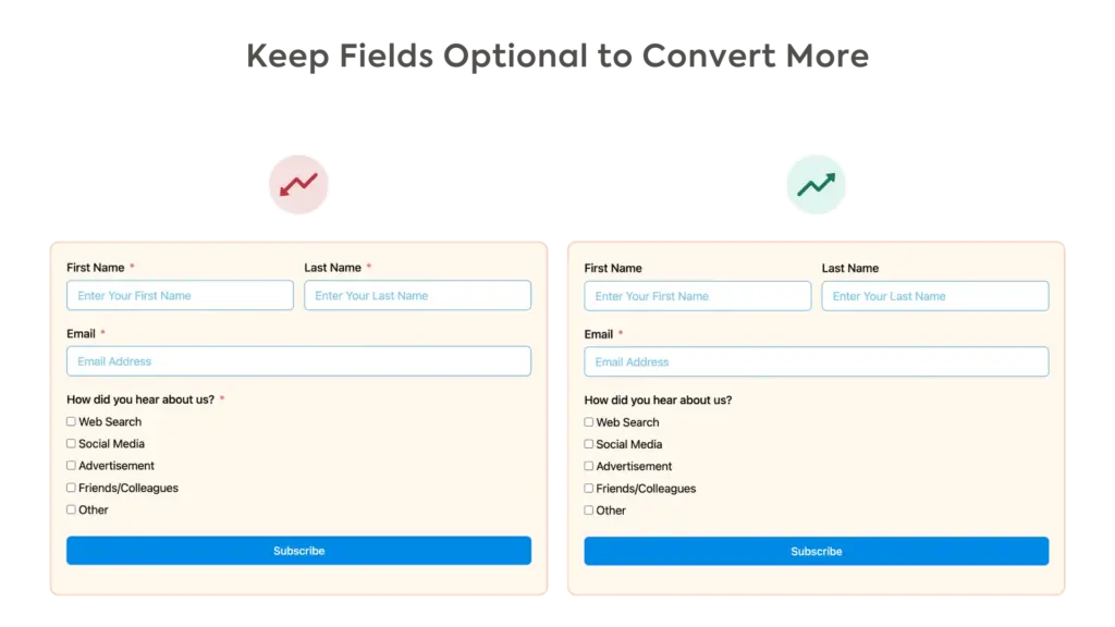 Keep fields optional to convert more