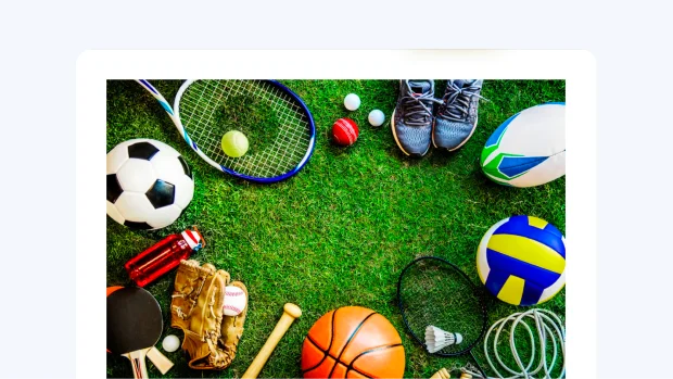 Sports registration form template for sports organizations